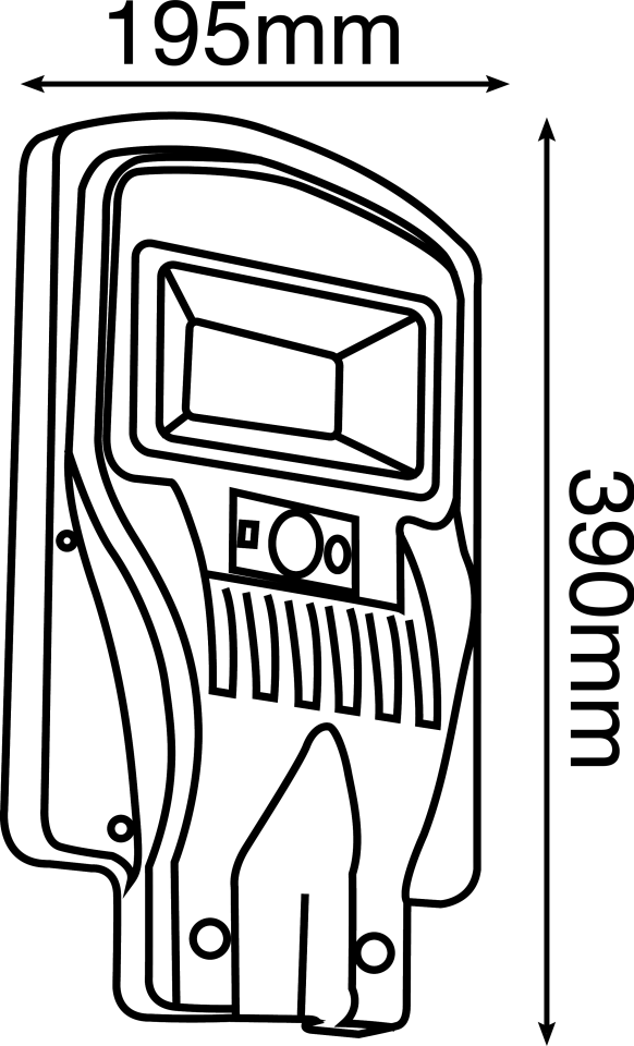 Noas 100W Sokak Armatürü Beyaz Işık