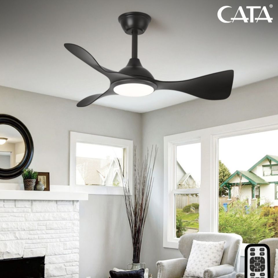 Cata Zürih Ledli Tavan Vantilatörü Kumandalı 3 Renk