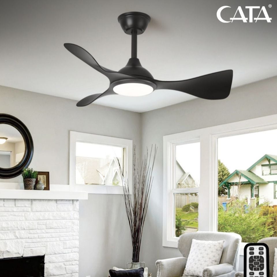 Cata Zürih Ledli Tavan Vantilatörü Kumandalı 3 Renk