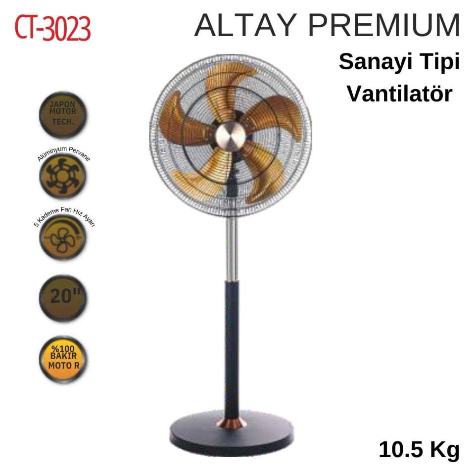 Cata Altay Premium Ayaklı Vantilatör