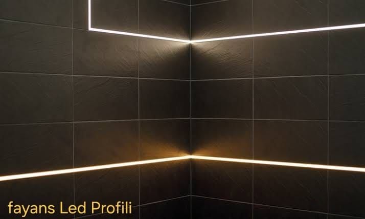 Alüminyum 10x15 MM Fayans Led Kanalı (3 Metre Boyu)