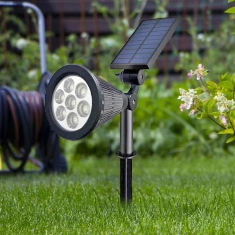Noas 7W Led Solar Bahçe Armatürü Beyaz Işık
