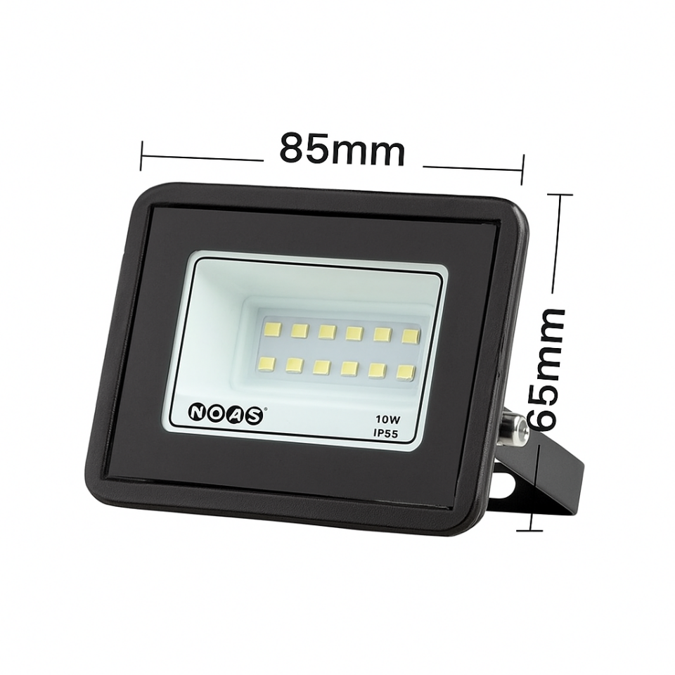 NOAS 10W ULTRA SLİM LED PROJEKTÖR MAVİ