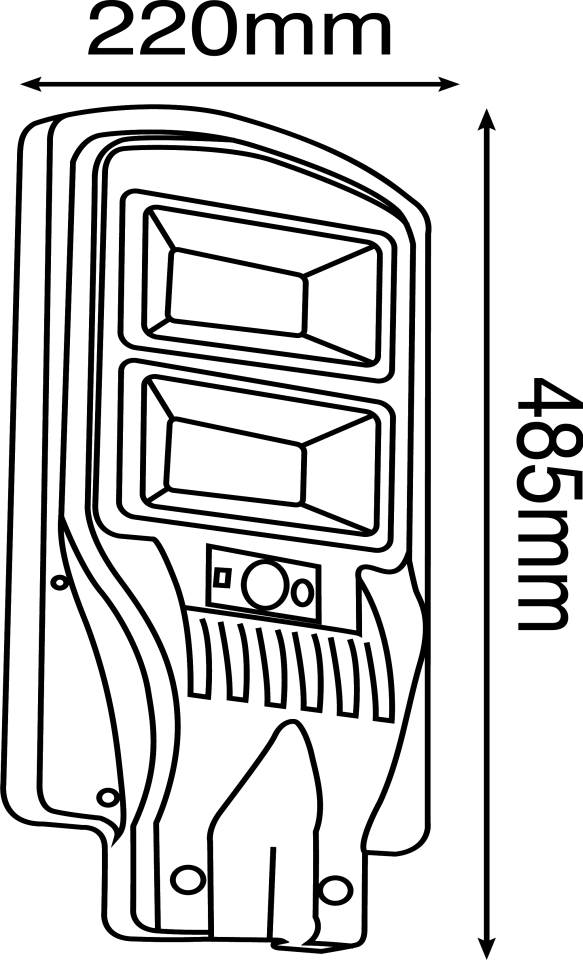 Noas 200W Solar Sokak Armatürü