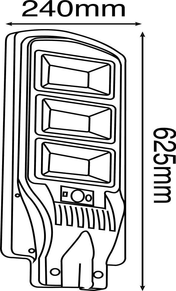Noas 300W Solar Sokak Armatürü