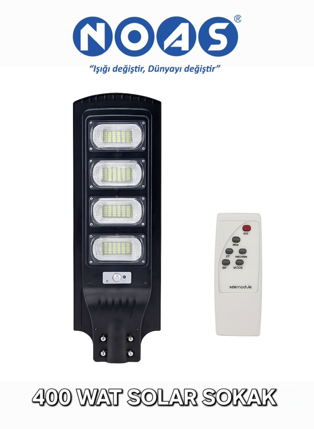 Noas Mega 400W Solar Sokak Armatürü