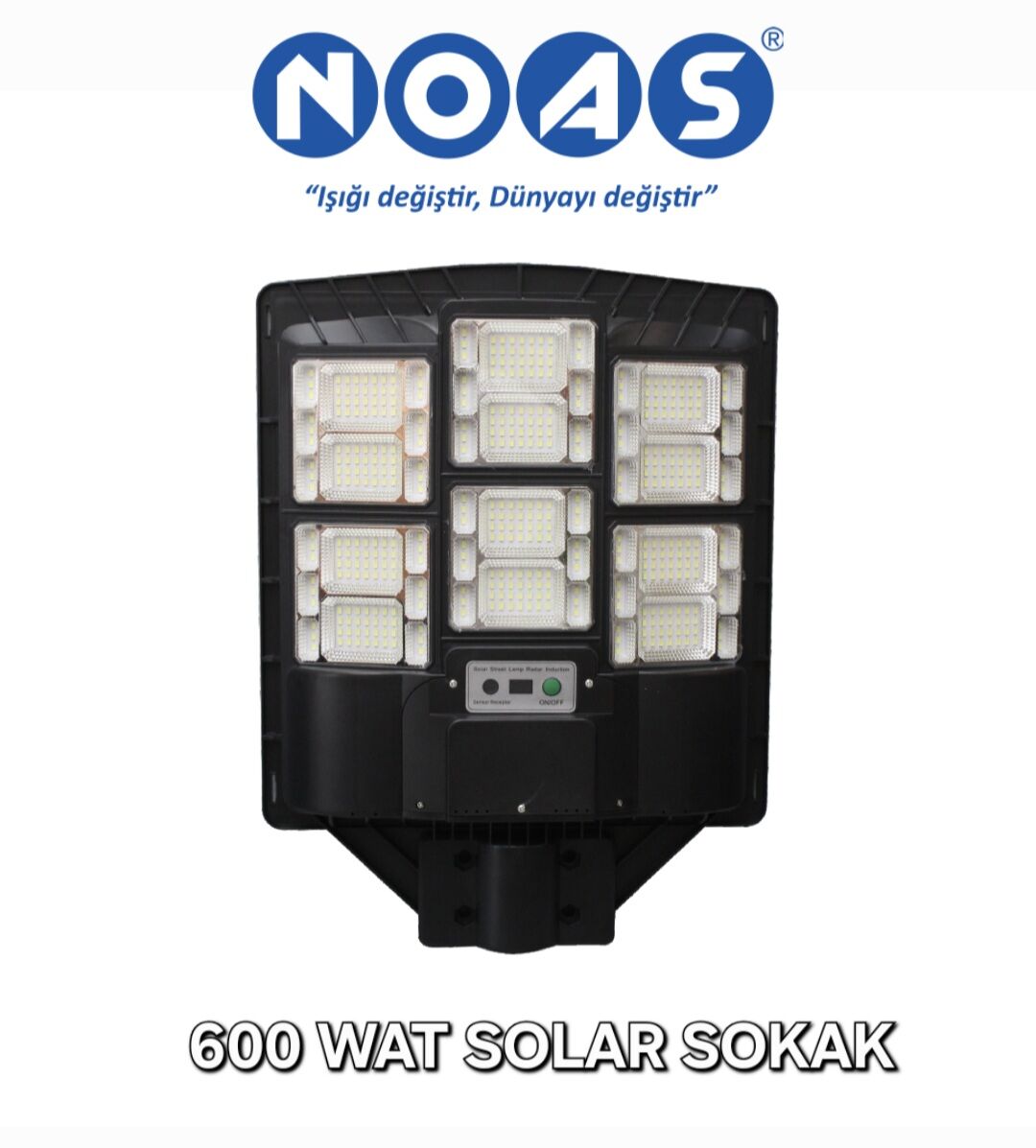 Noas Mega 600W Solar Sokak Armatürü