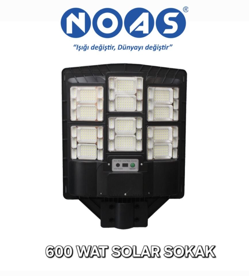 Noas Mega 600W Solar Sokak Armatürü