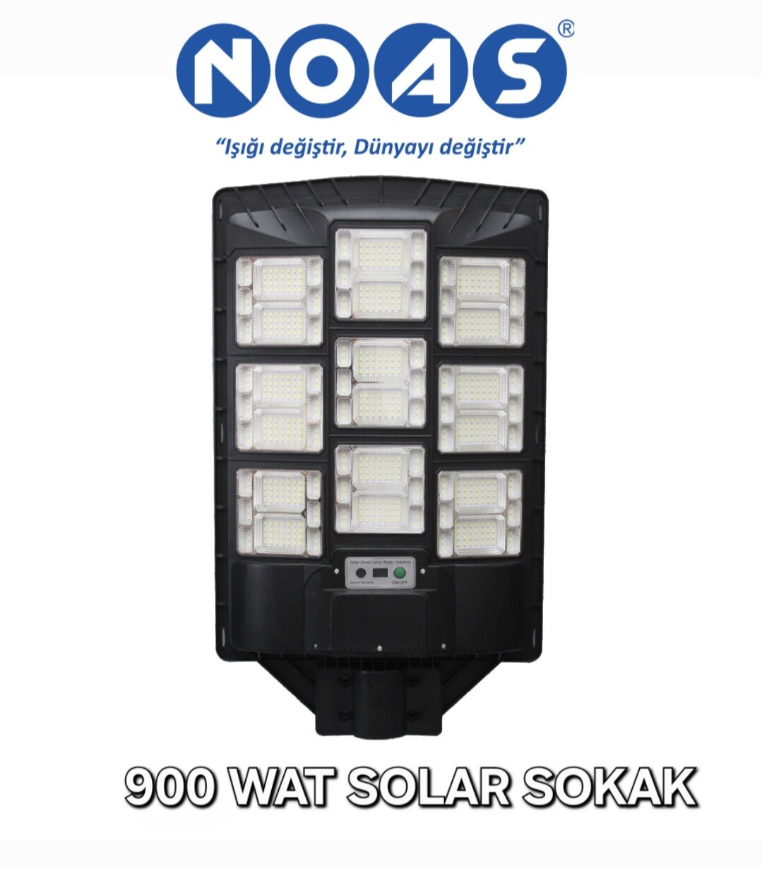 Noas Mega 900W Solar Sokak Armatürü