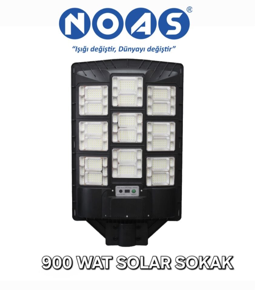 Noas Mega 900W Solar Sokak Armatürü