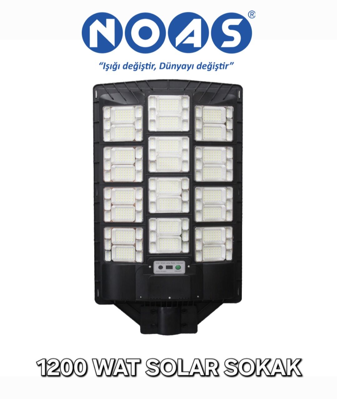 Noas Mega 1200W Solar Sokak Armatürü
