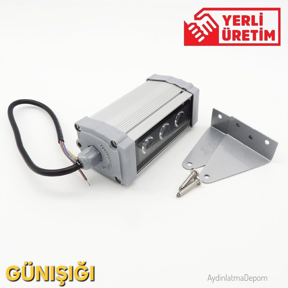 3W 10Cm Wallwasher Gün Işığı