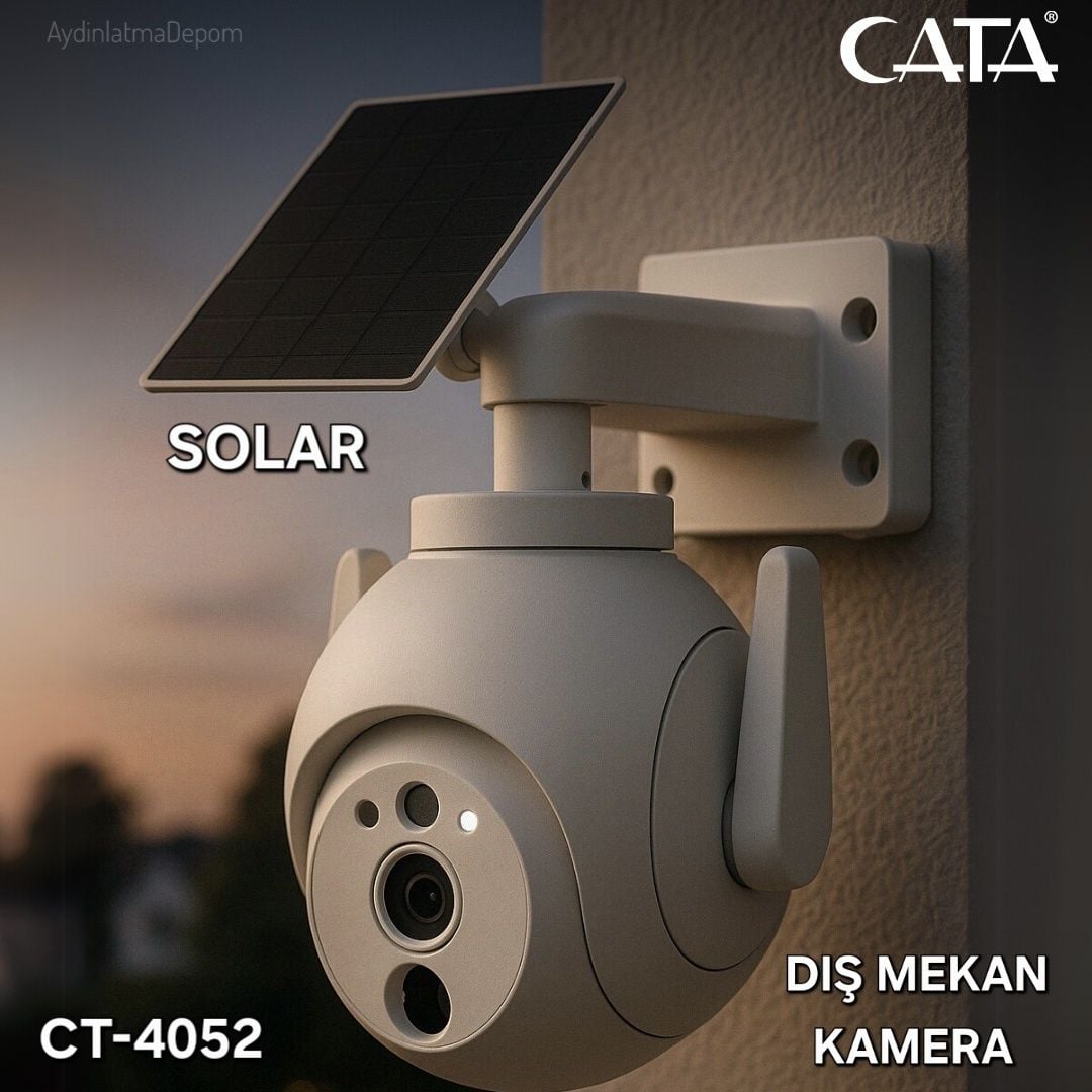 Cata CT-4052 Solar Dış Mekan Kamera
