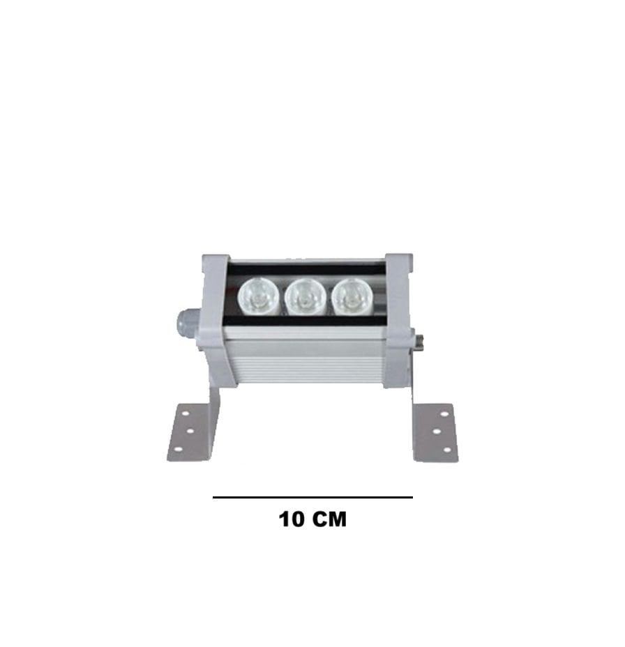 3W Led Wallwasher 10Cm Kırmızı