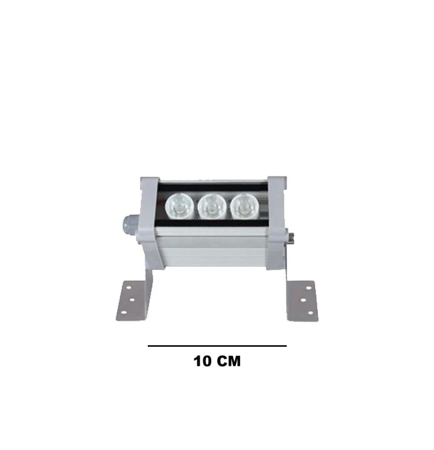 3W Led Wallwasher 10Cm Kırmızı