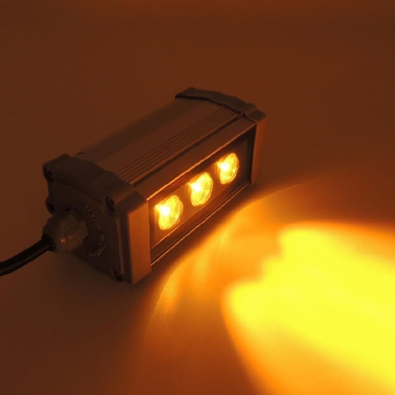 3W 10Cm Wallwasher Amber