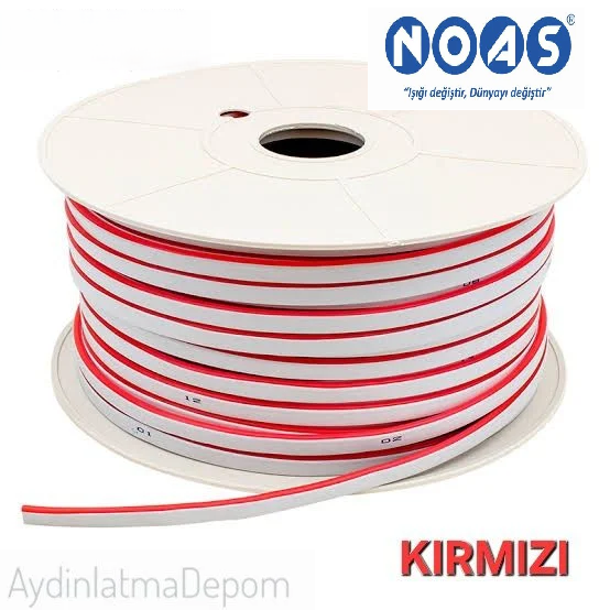 Noas 12V Neon Led Kırmızı 50 Metre
