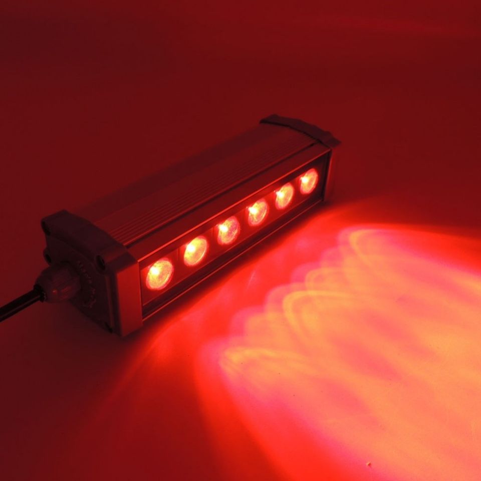 6W Led Wallwasher 20Cm Kırmızı