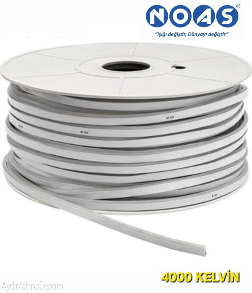 NOAS 12 VOLT NEON LED 4000K (50 METRE)