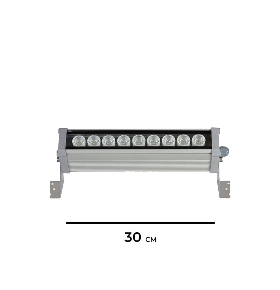 9W Led Wallwasher 30Cm Kırmızı