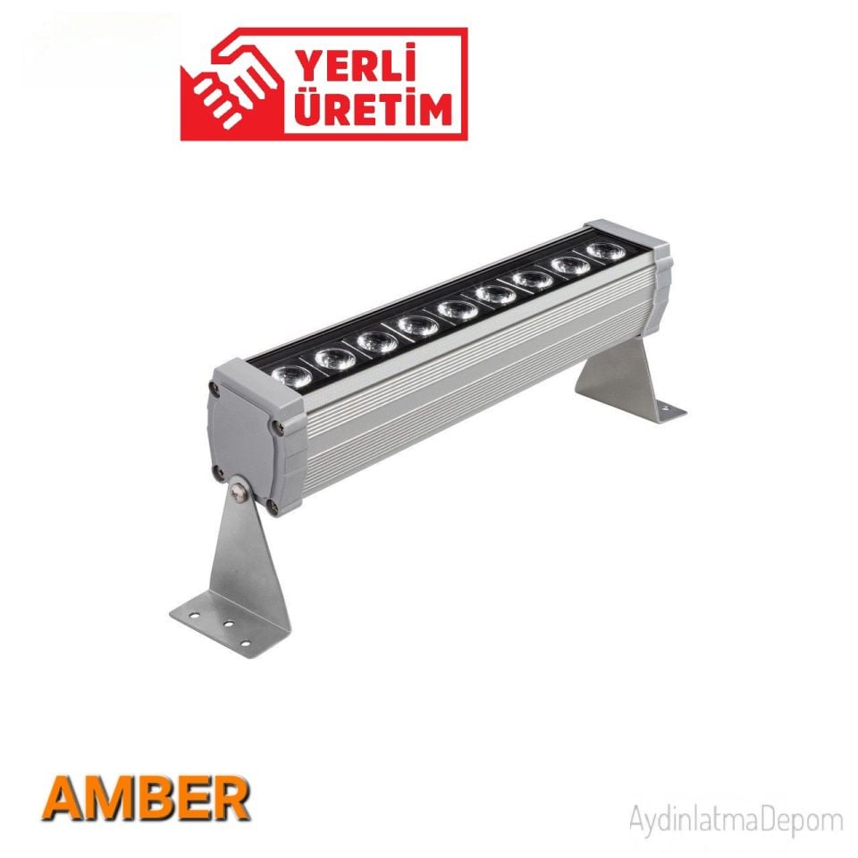 9W 30Cm Wallwasher Amber