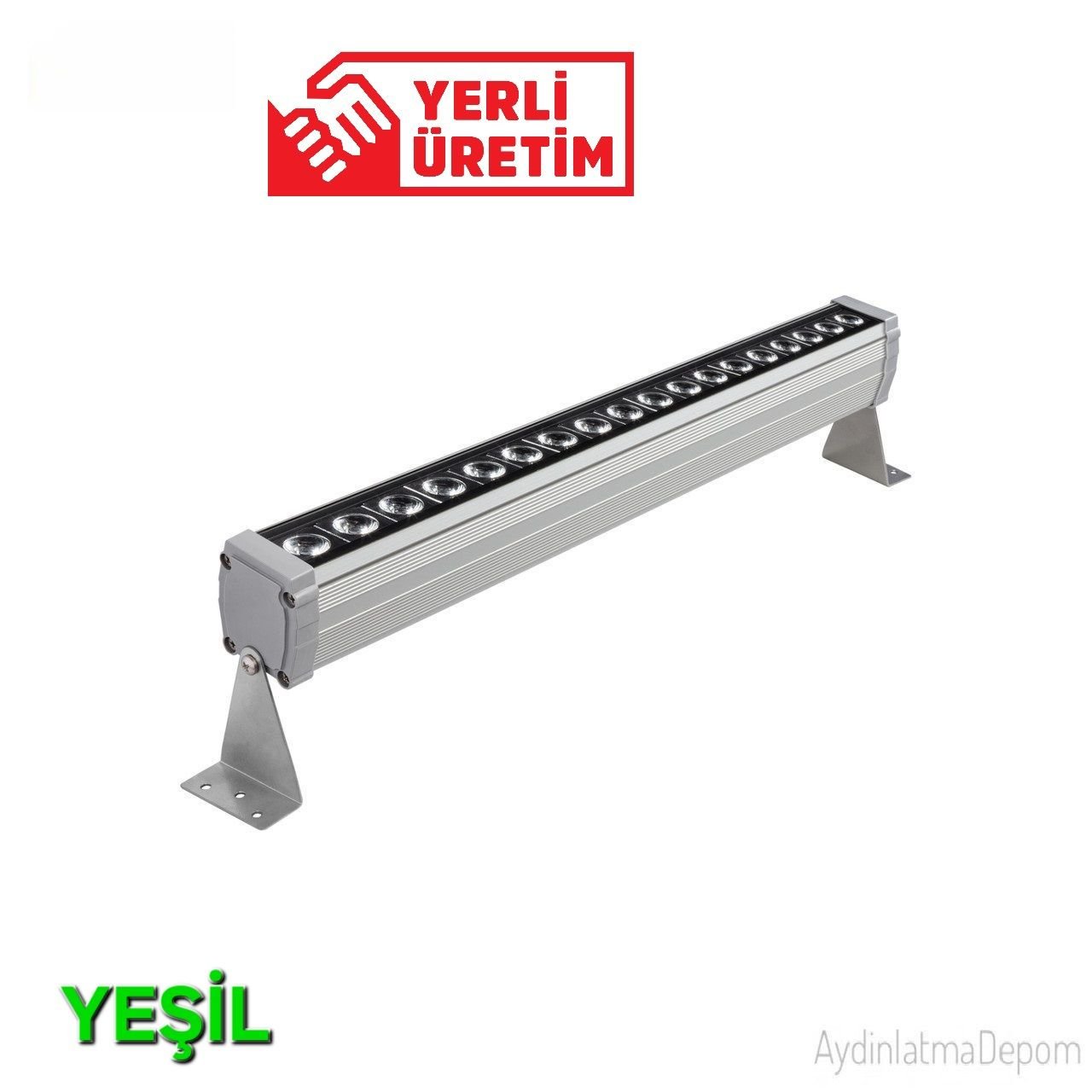 18W 50Cm Wallwasher Yeşil