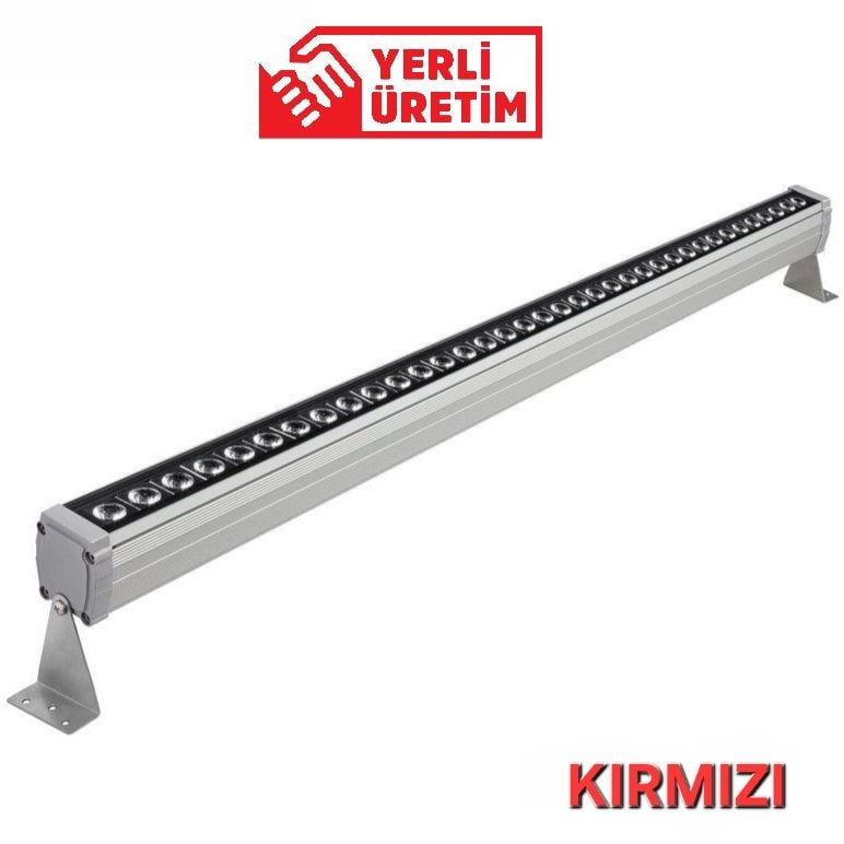 36W Led Wallwasher 100Cm Kırmızı