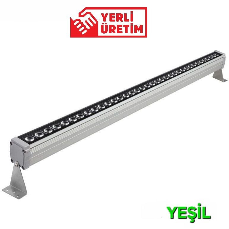 36W 100Cm Wallwasher Yeşil