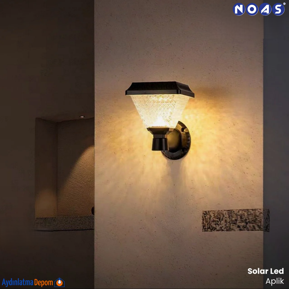 Noas Venüs Solar Aplik Beyaz Işık