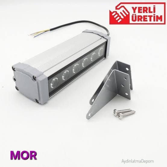 6W 20Cm Wallwasher Mor