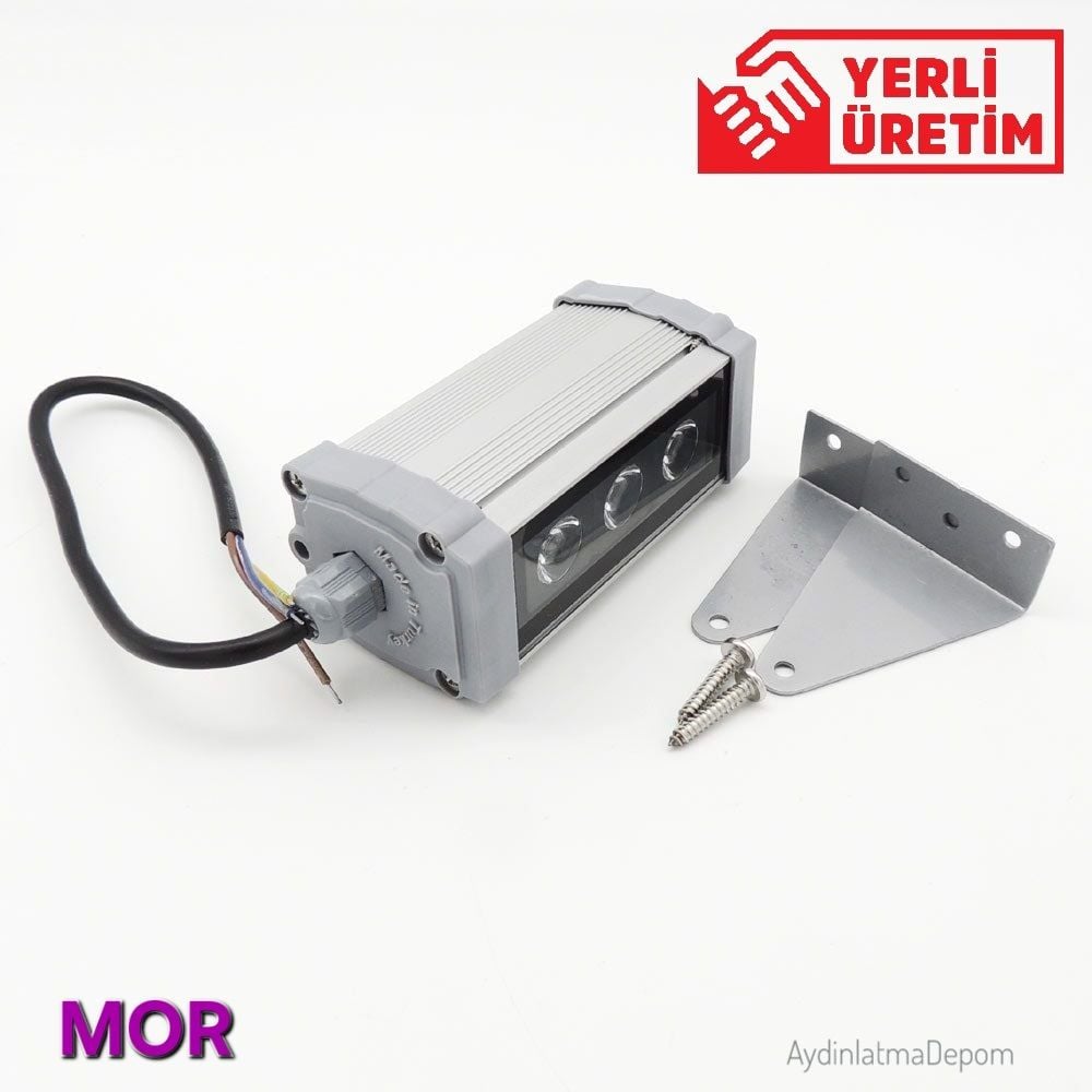 3W 10Cm Wallwasher Mor