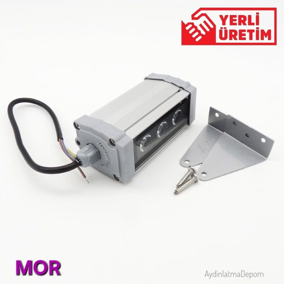 3W 10Cm Wallwasher Mor