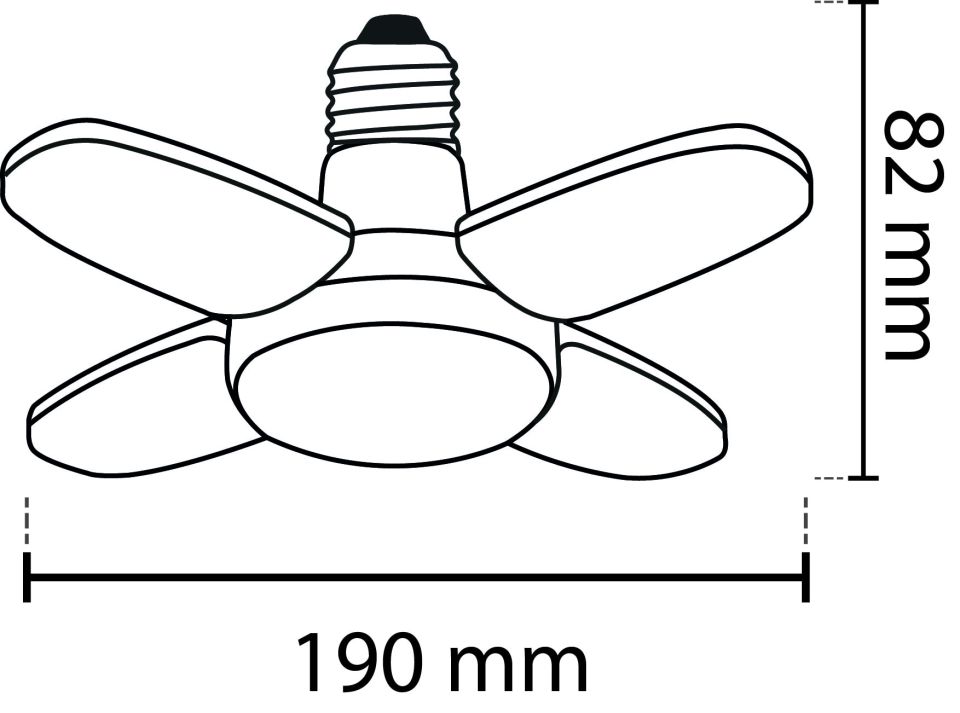 Noas 20W Manolya Led Ampul Beyaz Işık