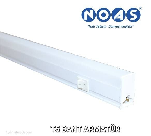 Noas 9W T5 Led Bant Armatür Beyaz Işık