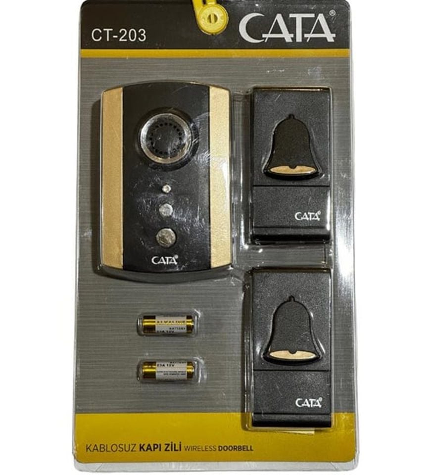Cata Kablosuz Uzaktan Kumandalı Pilli Zil