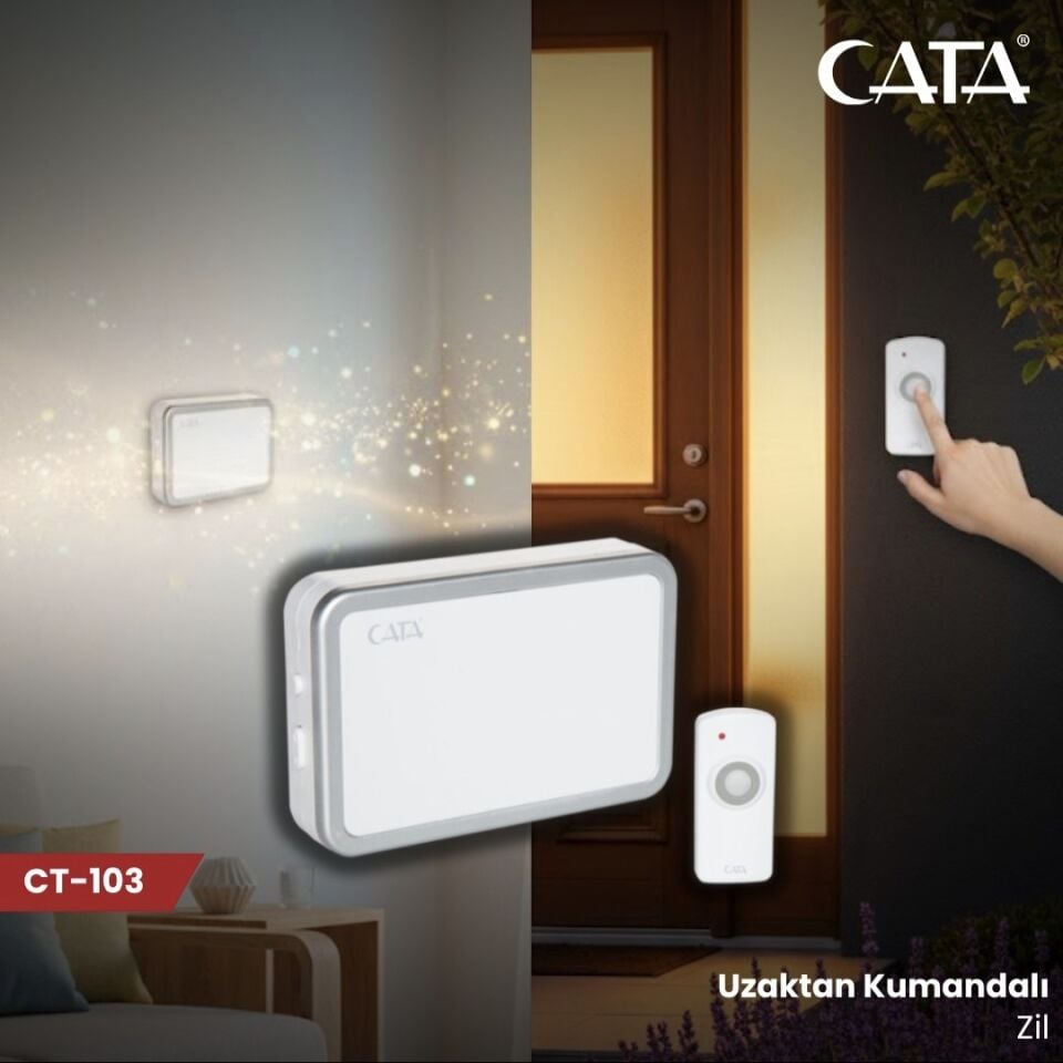 Cata Uzaktan Kumandalı Zil CT-103