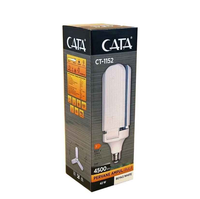 Cata 42 Watt Pervane Led Ampul Beyaz Işık