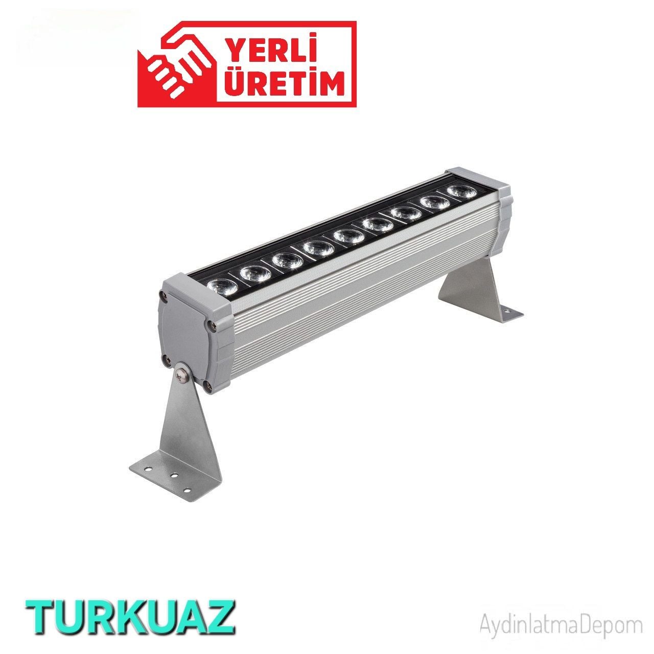 9W 30 Cm Wallwasher Turkuaz