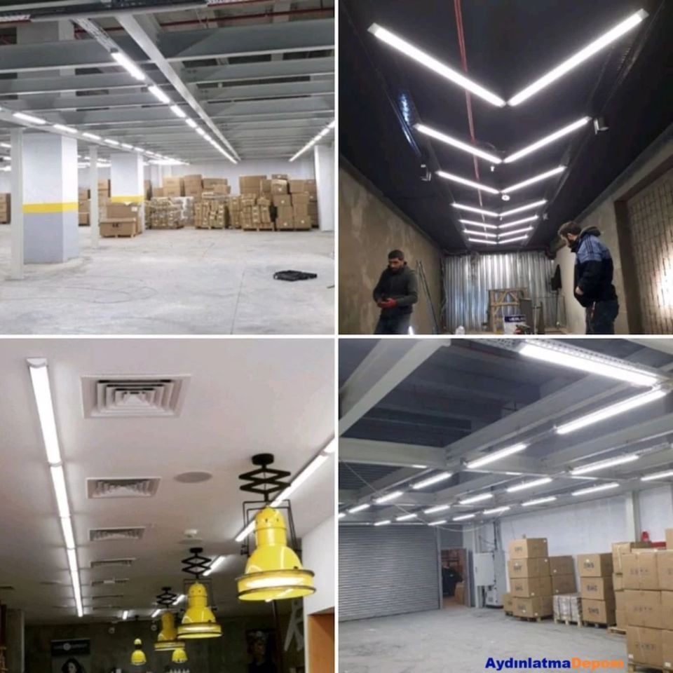 Cata 20W Yatay Led Bant Armatür Günışığı