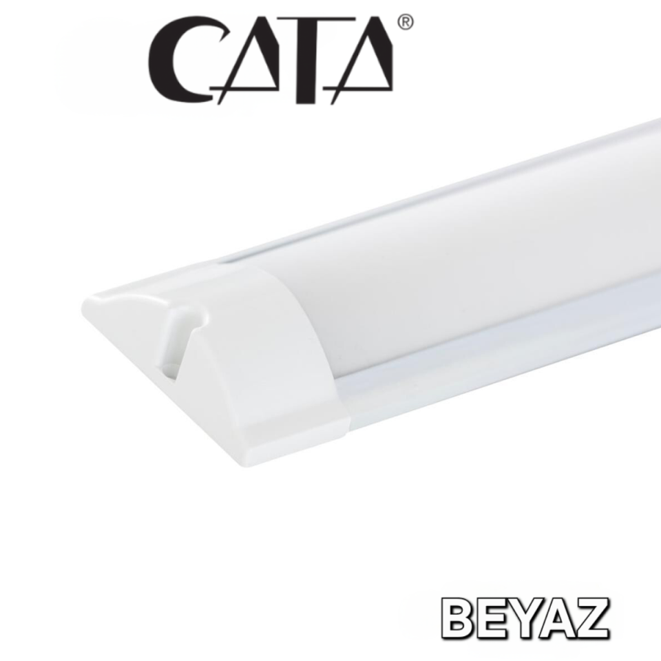 Cata 36W Yatay Ledli Bant Armatür  Beyaz Işık