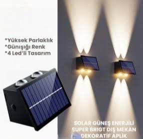 HELIOS 20W SOLAR ÇİFT YÖN DUVAR APLİK