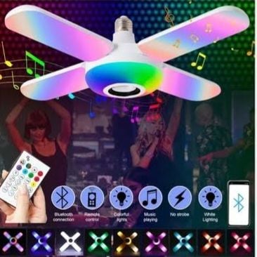 HELIOS 36W PERVANE BLUETOOTH 4+1 MÜZİKLİ IŞIK RGB