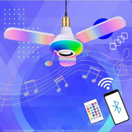 HELIOS 36W PERVANE BLUETOOTH 4+1 MÜZİKLİ IŞIK RGB