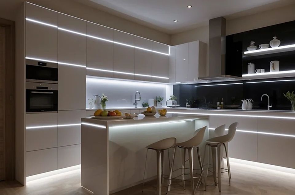 Cata 10 Çipli 220v Beyaz Işık Şerit Led (Yapışkanlı)