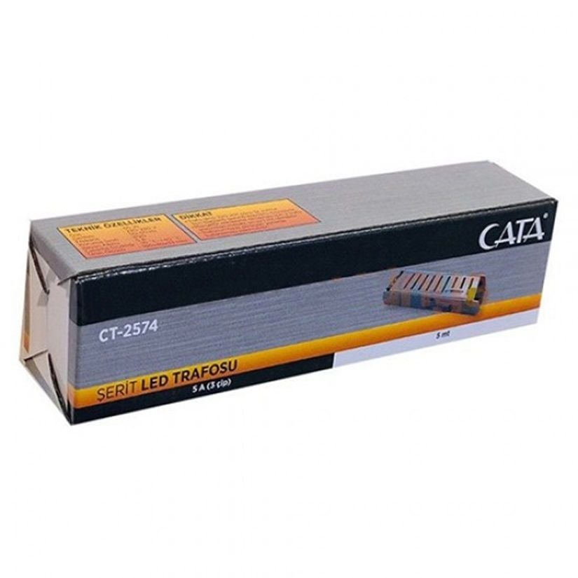 Cata 5 Amper Slim Şerit Led Trafosu ( 60W )