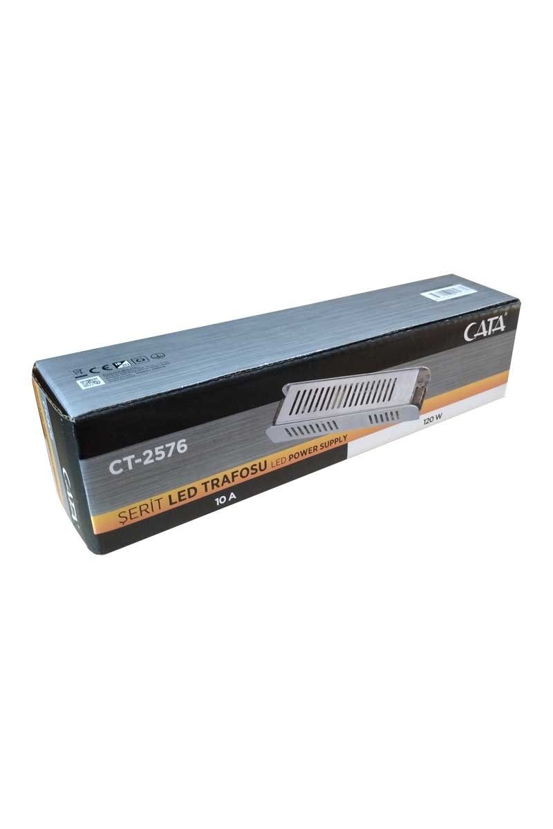 Cata 10 Amper Slim Şerit Led Trafosu ( 120W )