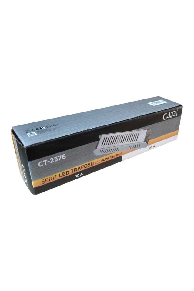 Cata 10 Amper Slim Şerit Led Trafosu ( 120W )