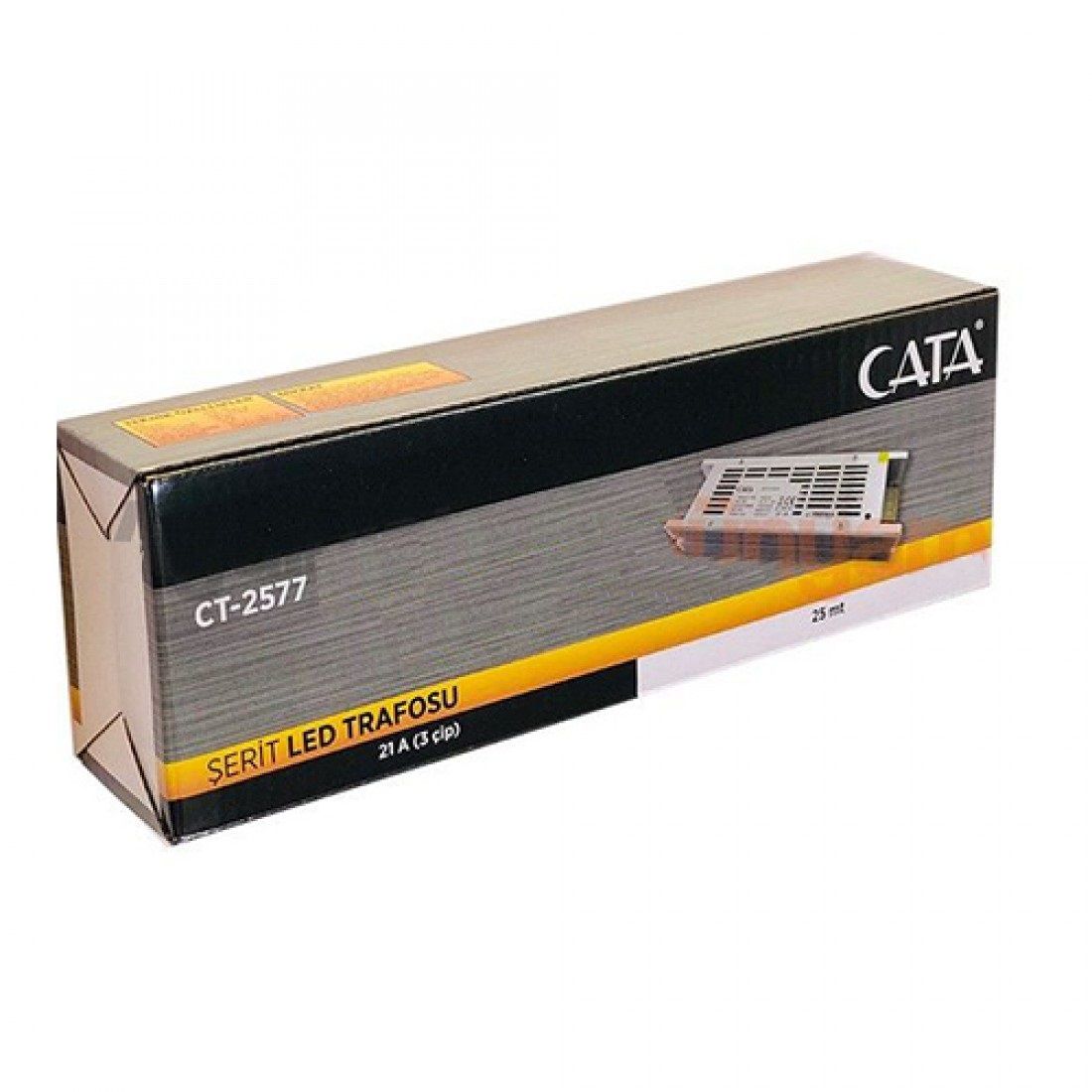 Cata 21 Amper Slim Şerit Led Trafosu Fansız ( 250W )
