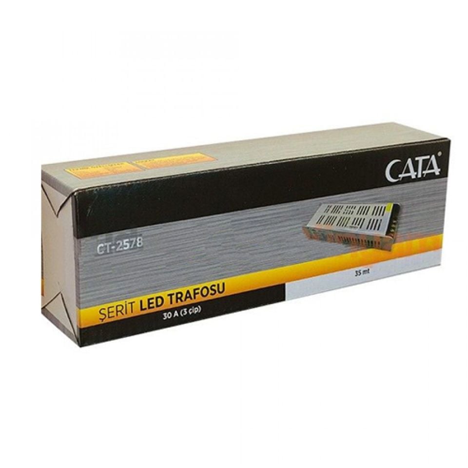Cata 30 Amper Slim Şerit Led Trafosu Fansız ( 360 W)