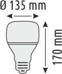 HELİOS 60 WATT TORCH AMPUL BEYAZ